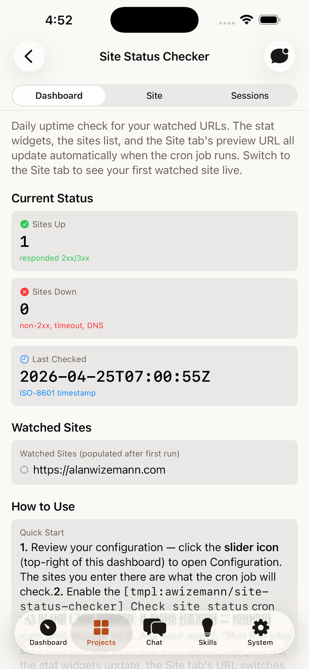 ScarfGo — project dashboard